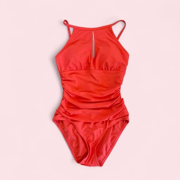 Ellen Tracy Other - Ellen Tracy Orange Flattering One-Piece Swimsuit